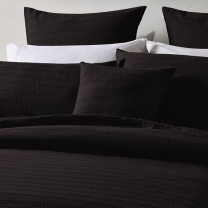 Bianca Kahlani Chocolate Waffle Quilt Cover Set Single