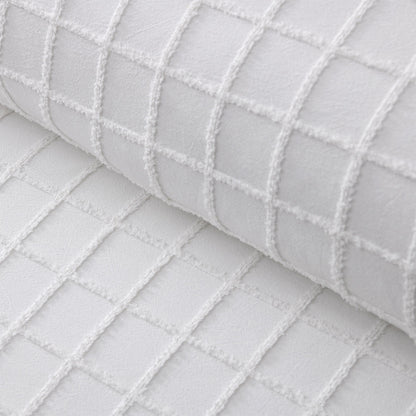 Vintage Design Homewares Parquet White Polyester Cotton Quilt Cover Set King