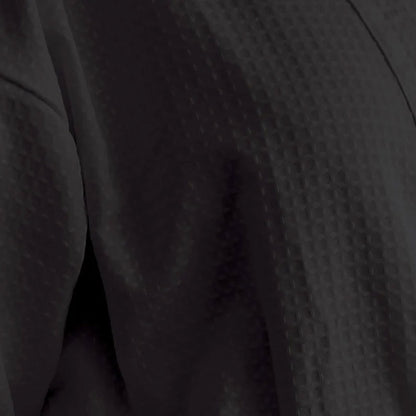Bathrobe Cotton Jason 240GSM Waffle Polyester  Kimono Ebony