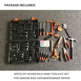 82 Pcs Household Hand Tools Set Hand Tool Kit for Home Office Car Repair Tools