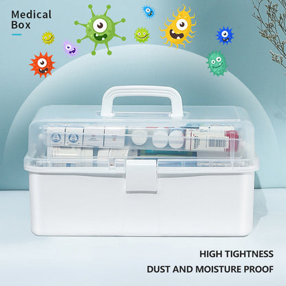 First Aid Kit 3 Layers Large Portable