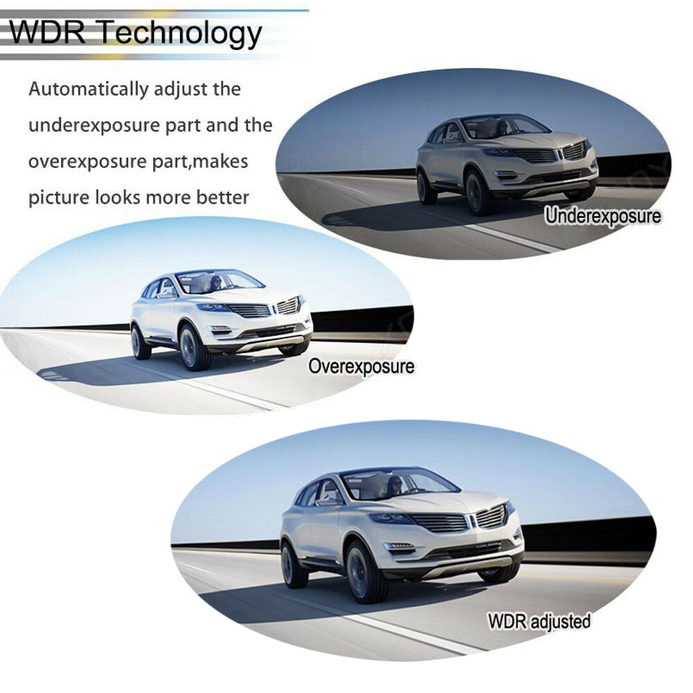 1080P Car Dash Camera Dual Front and Rear Night Vision Kit