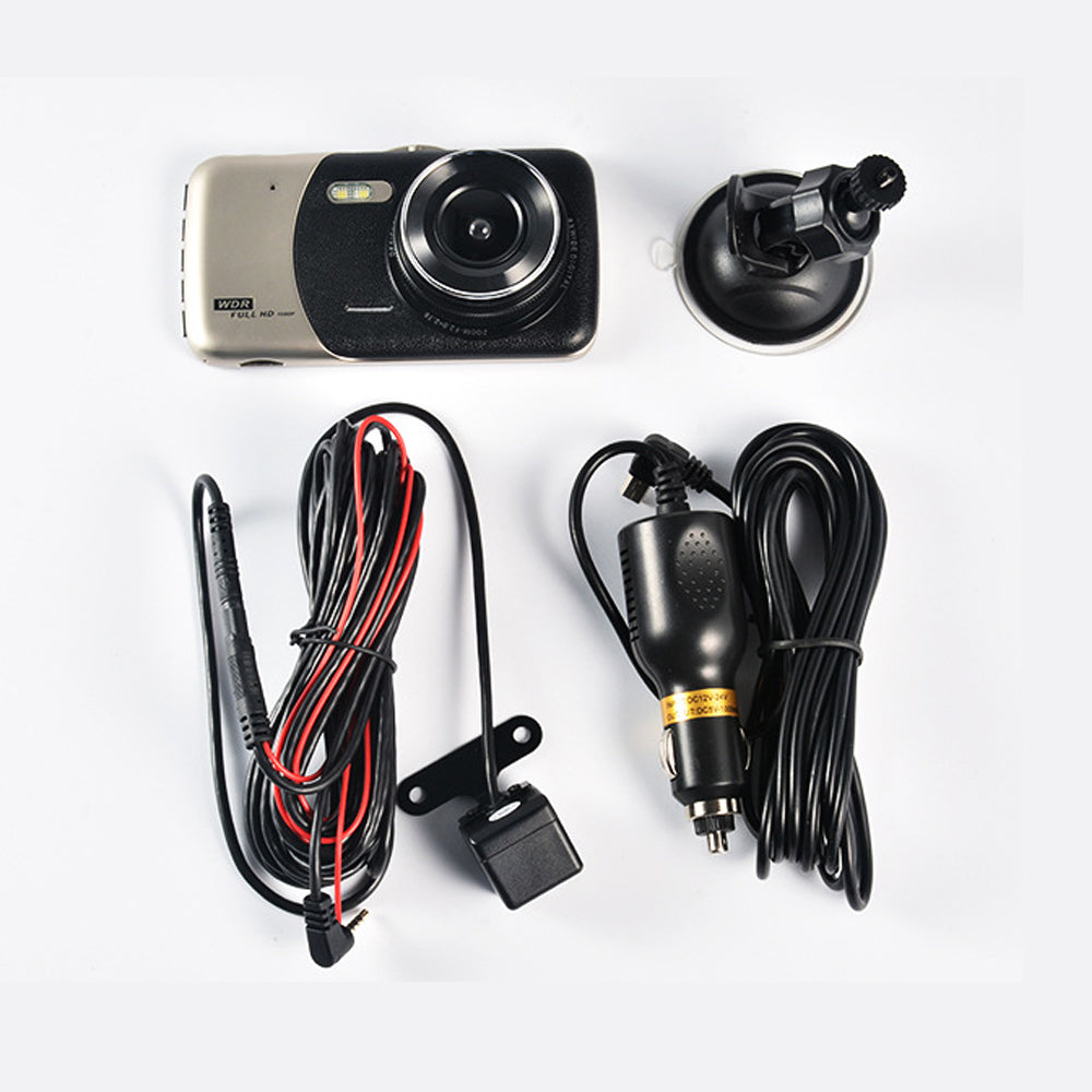 1080P Car Dash Camera Dual Front and Rear Night Vision Kit