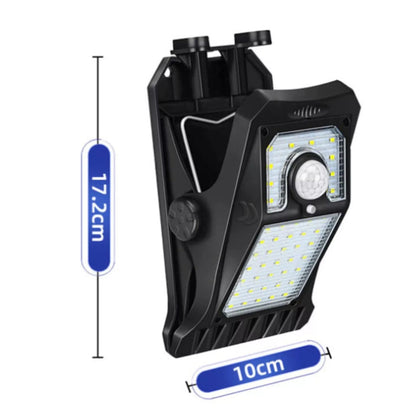 Clip-On Solar LED Light Outdoor Motion Sensor 45 LEDs IP65 Waterproof Security Wall Light