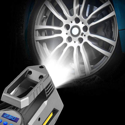 Portable Digital Car Air Compressor Tire Inflator With Emergency Flashlight - Factory Direct Shop