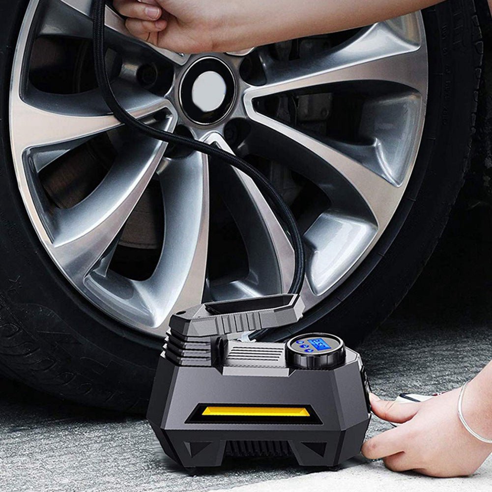 Portable Digital Car Air Compressor Tire Inflator With Emergency Flashlight - Factory Direct Shop