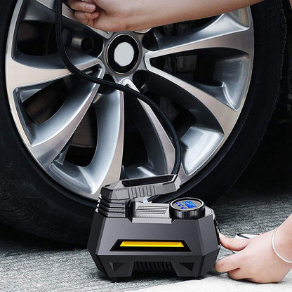 Portable Digital Car Air Compressor Tire Inflator With Emergency Flashlight - Factory Direct Shop