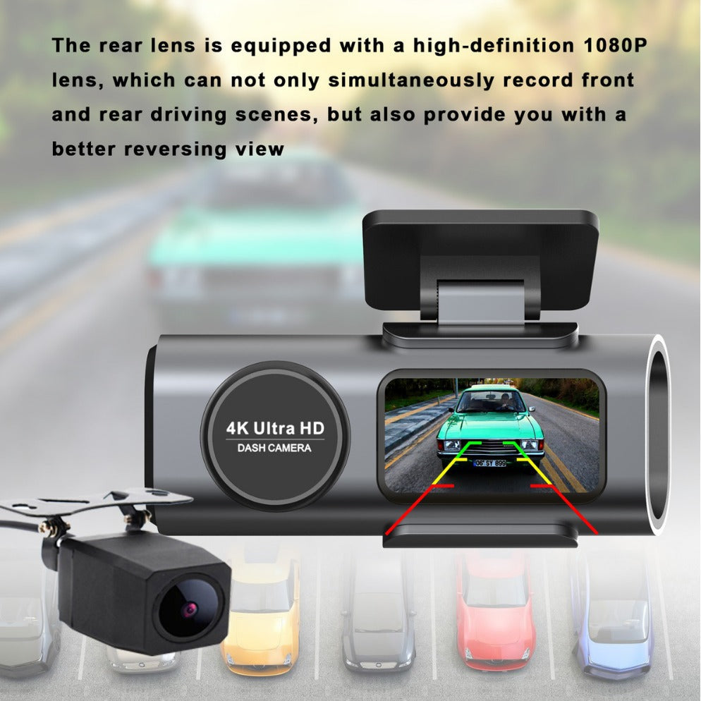1080P Dual Dash Cam with Night Vision