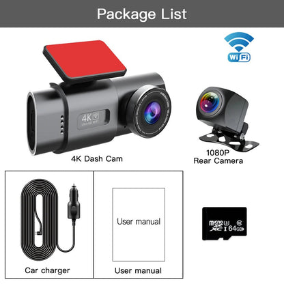 1080P Dual Dash Cam with Night Vision