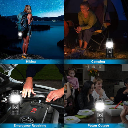 Camping Lantern LED Solar Powered Rechargeable USB