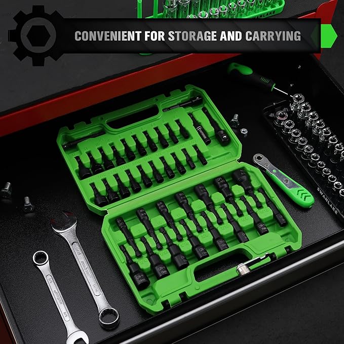 SWANLAKE SWANLAKE 39PCS Magnetic Hex Nut Driver Master Kit