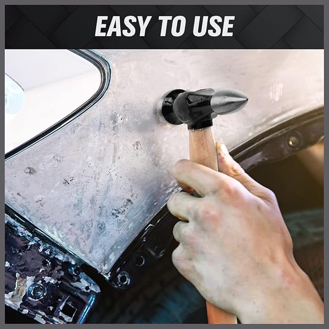 Hand using a tool on a car door with 'EASY TO USE' text above.