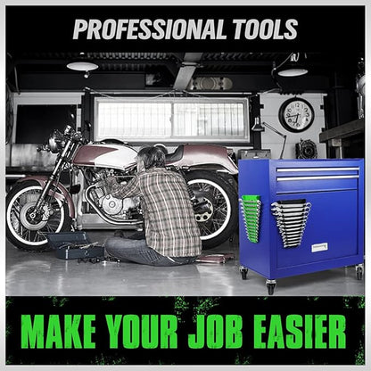 SWANLAKE 2Pack Magnetic Wrench Organizer wrench rack Tool Trays