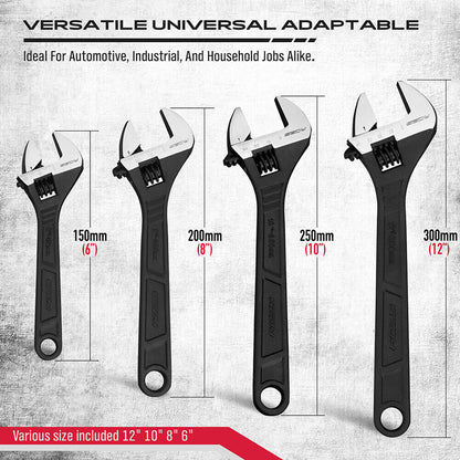 SEDY 4Pc Adjustable Wrench Set Shifter Heavy Duty SAE