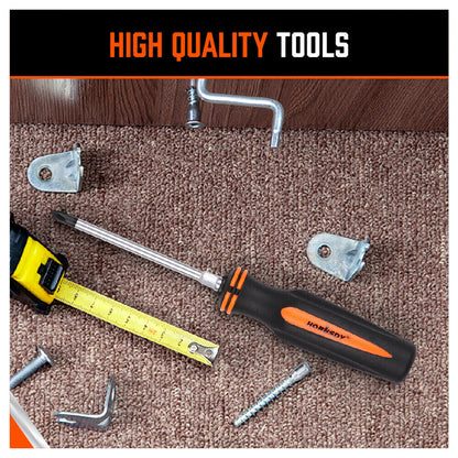 HORUSDY 10Pcs Magnetic Screwdriver Set Phillips Slotted Holder Magnetizer