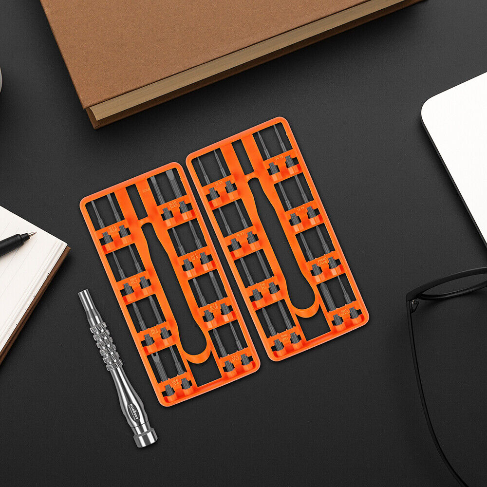 33 pc Precision screwdriver set bits philip flat slotted torx hex electronic fix