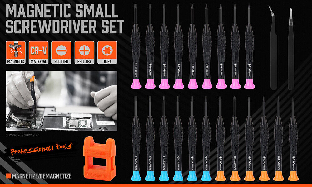 24-Piece Magnetic Precision Screwdriver Set
