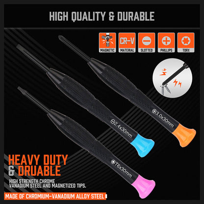 24-Piece Magnetic Precision Screwdriver Set