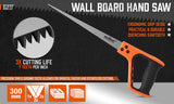 Plaster Saw Wall Board Hand Saw Drywall Plastic Board Jab Saw Cutting 420mm Long