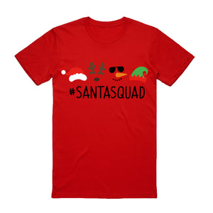 100% Cotton Christmas T-shirt (Red), S