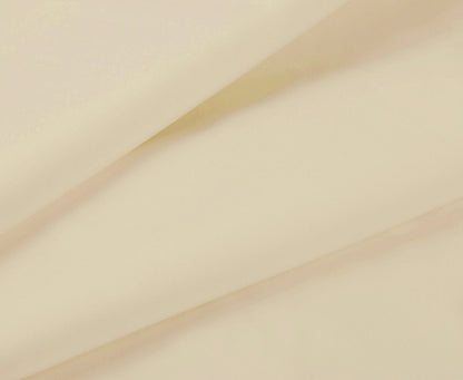 1000TC Ultra Soft Double Size Bed Yellow Cream Flat & Fitted Sheet Set