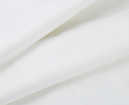 1000TC Ultra Soft Fitted Sheet & 2 Pillowcases Set - King Size Bed - White