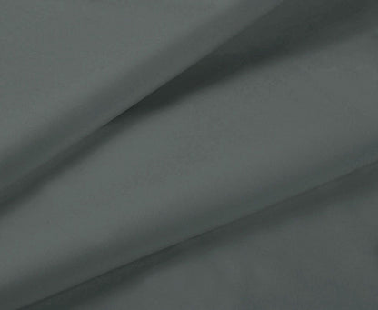 1000TC Ultra Soft Single Size Bed Charcoal Flat & Fitted Sheet Set