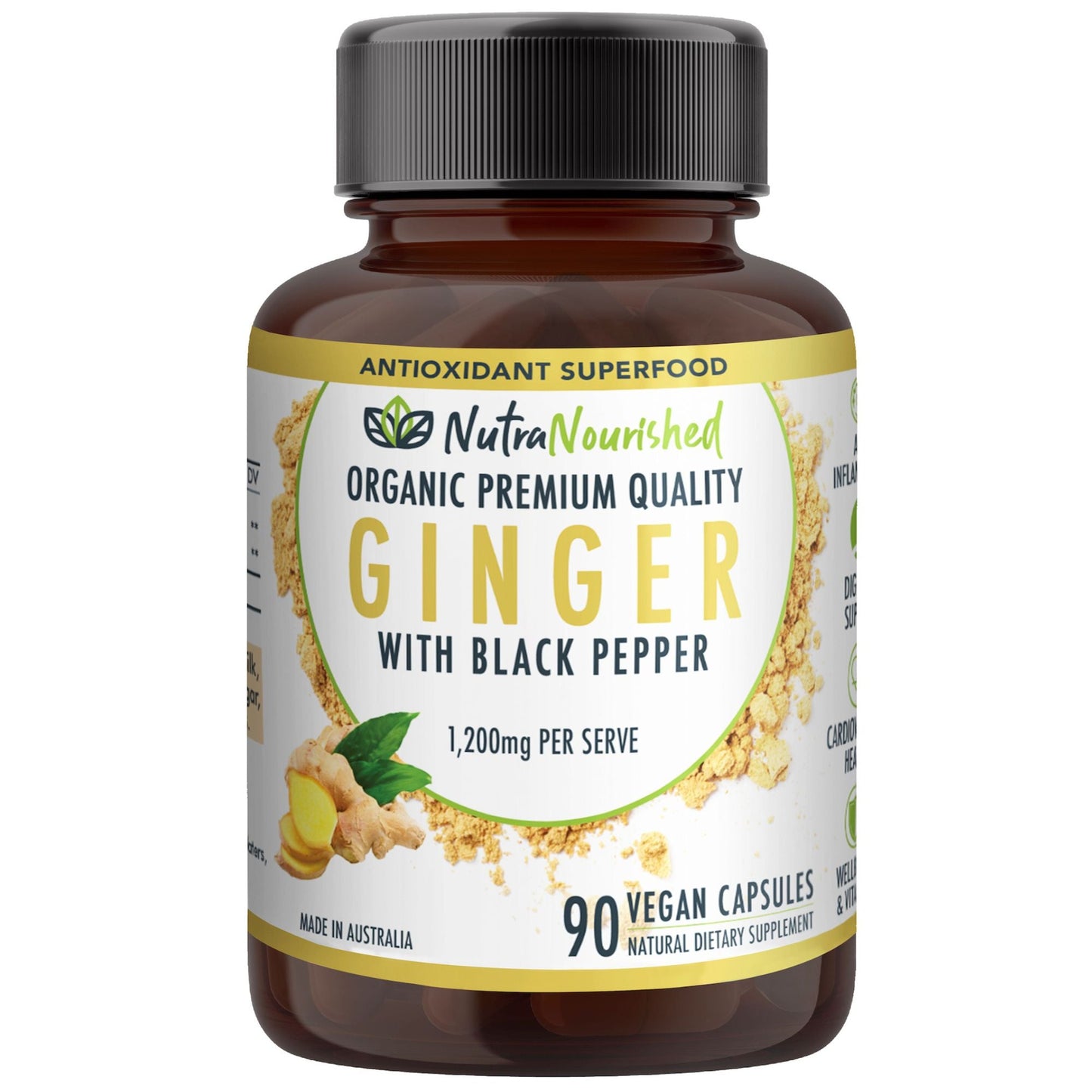 Ginger Capsules Organic Vegan