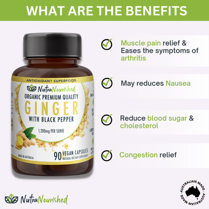 Ginger Capsules Organic Vegan