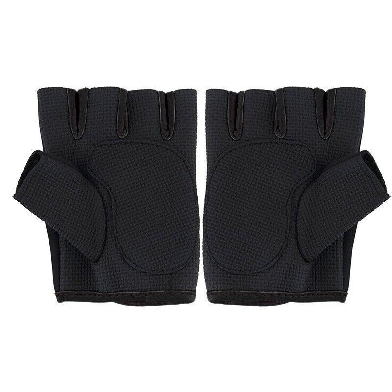 Gym Gloves Fingerless - L - Black - Factory Direct Shop