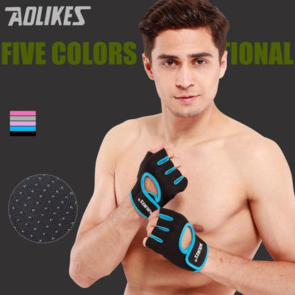 Gym Gloves Fingerless - L - Black - Factory Direct Shop