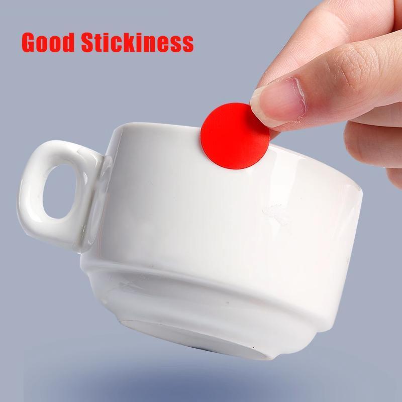 8/13/25/50mm Colour Sticker Dots Adhesive Round Labels Circular Scrapbooking Green - 50mm 8 Dots - 1 Sheet
