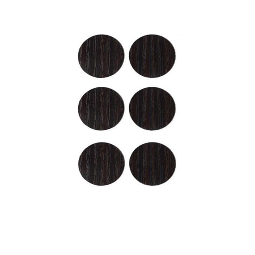 54 X Self Adhesive Decorative Screw Cover Caps Holes Cams Furniture Kitchen 20mm - PC 104