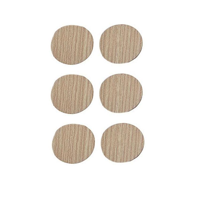 54 X Self Adhesive Decorative Screw Cover Caps Holes Cams Furniture Kitchen 20mm - PC 103