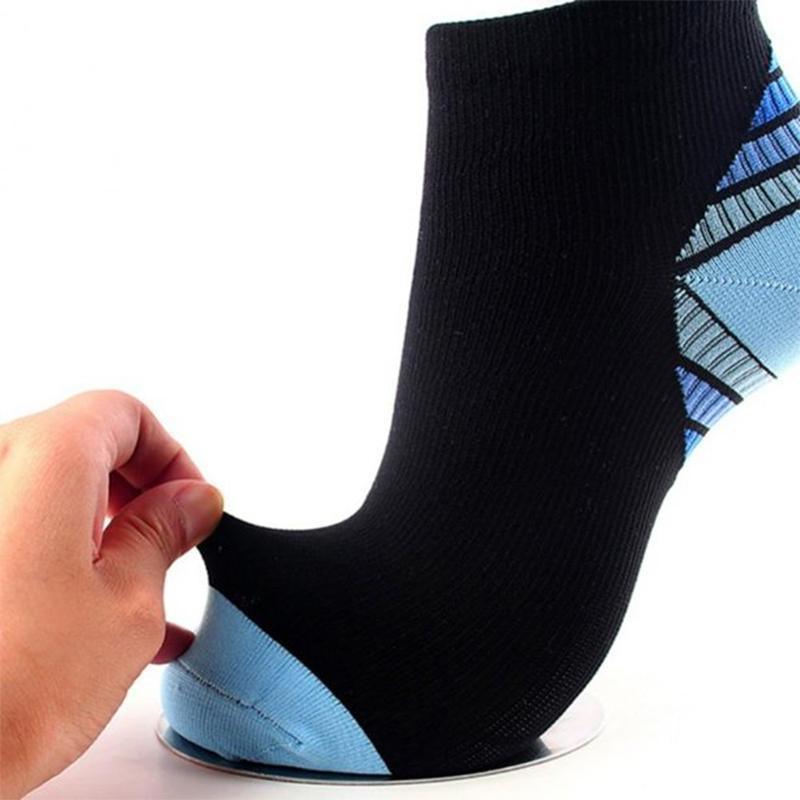 3x Plantar Fasciitis Compression Socks Foot Sleeve Ankle Support Brace Achy S/M - Blue