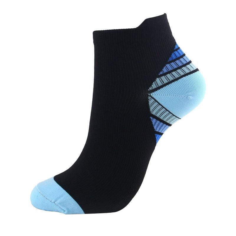 3x 6x Sports Pressure Socks Running Short Socks Men And Women Plantar Fascia Compression Elastic Socks - Yellow