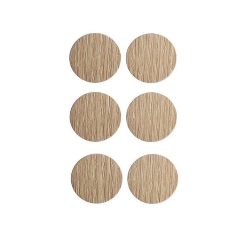 54 X Self Adhesive Decorative Screw Cover Caps Holes Cams Furniture Kitchen 20mm - PC 260