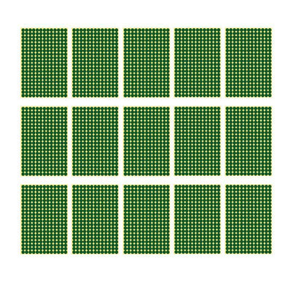 8/13/25/50mm Colour Sticker Dots Adhesive Round Labels Circular Scrapbooking Green - 8mm 260 Dots - 5 Sheets