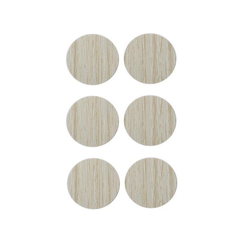 54 X Self Adhesive Decorative Screw Cover Caps Holes Cams Furniture Kitchen 20mm - PC 173