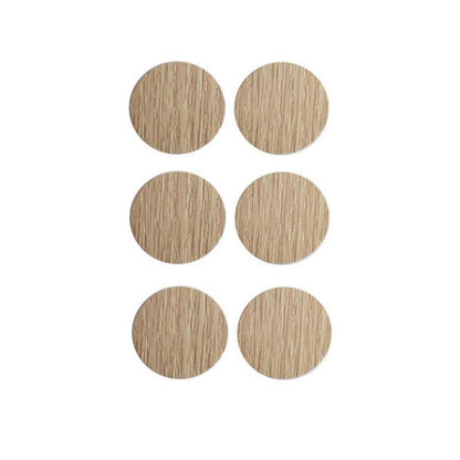 54 X Self Adhesive Decorative Screw Cover Caps Holes Cams Furniture Kitchen 20mm - PC 205