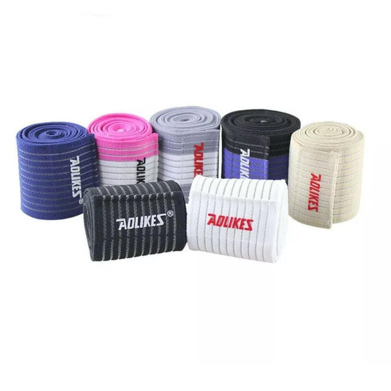 Aolikes Wrist Brace Elastic Bandage Support Sport Gym Wrap Fitness Wristband - White - Factory Direct Shop