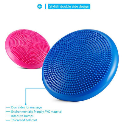 Balance Stability Cushion Wobble Air Disc Ankle Knee Strength Rehab Exercise - Green