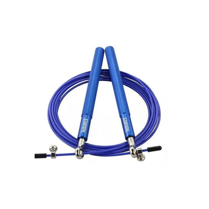 Blue  Skipping Rope on a white background