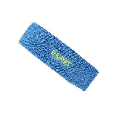 Aolikes Headbands Sweatband Cotton Hair Gym Yoga Stretch Sport Sweat Band - Black - Factory Direct Shop