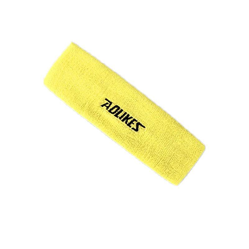Aolikes Headbands Sweatband Cotton Hair Gym Yoga Stretch Sport Sweat Band - Black - Factory Direct Shop