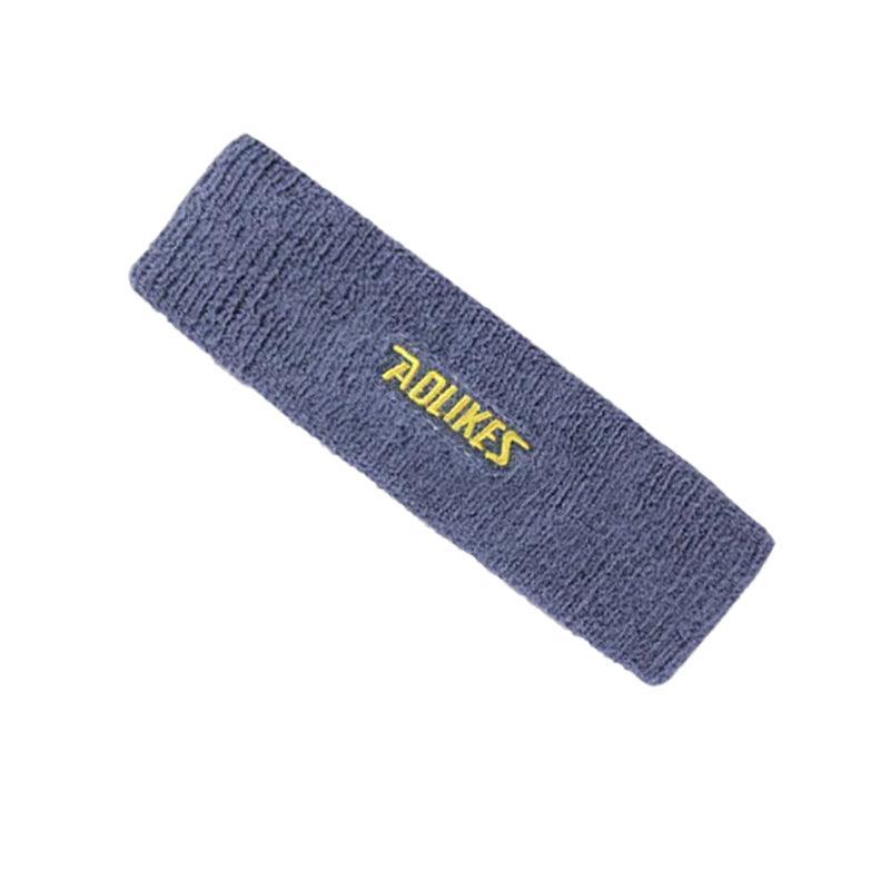 Aolikes Headbands Sweatband Cotton Hair Gym Yoga Stretch Sport Sweat Band - Blue - Factory Direct Shop