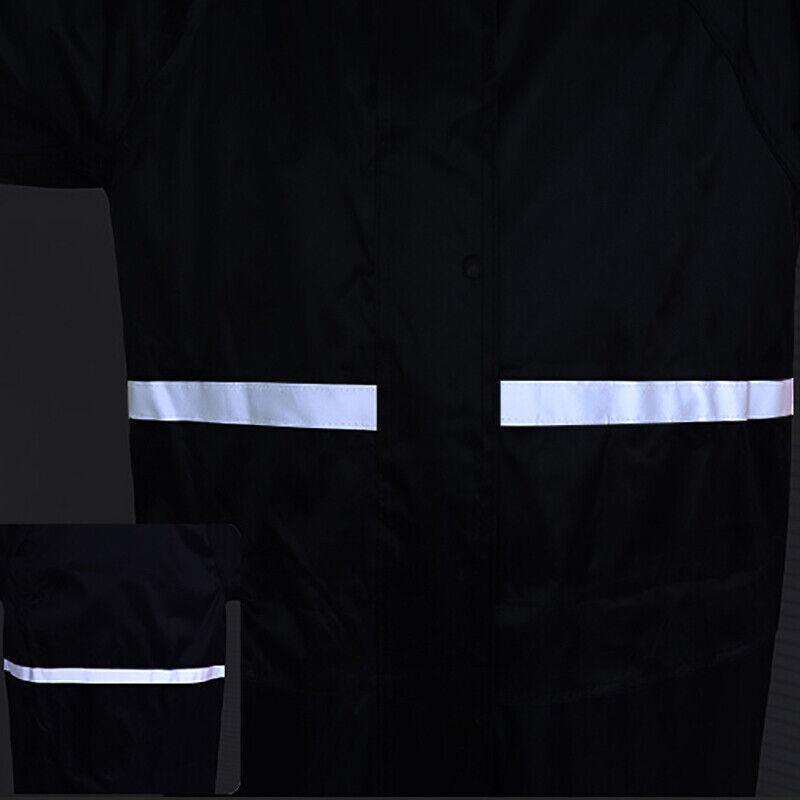 Men's Overalls Waterproof Raincoat Lightweight Work Hooded Long Coats RAIN COAT 2XL Size - Yellow