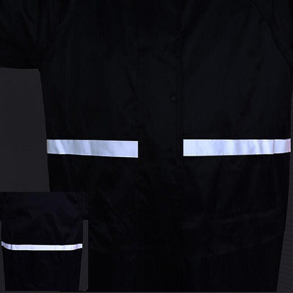 Men's Overalls Waterproof Raincoat Lightweight Work Hooded Long Coats RAIN COAT 2XL Size - Yellow