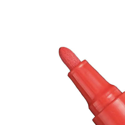 Multicolour Permanent Paint Marker Pens for Tyre Metal Glass Rubber - Red