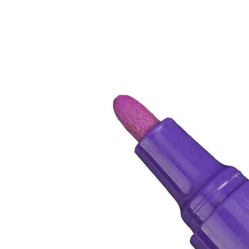 Multicolour Permanent Paint Marker Pens for Tyre Metal Glass Rubber - Red